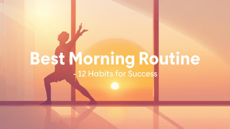 Best Morning Routine for Energy & Focus